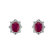 Diamond earrings with Ruby Mary Magdalene2