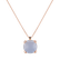 Diamond necklace with Chalcedony Royal Drop2