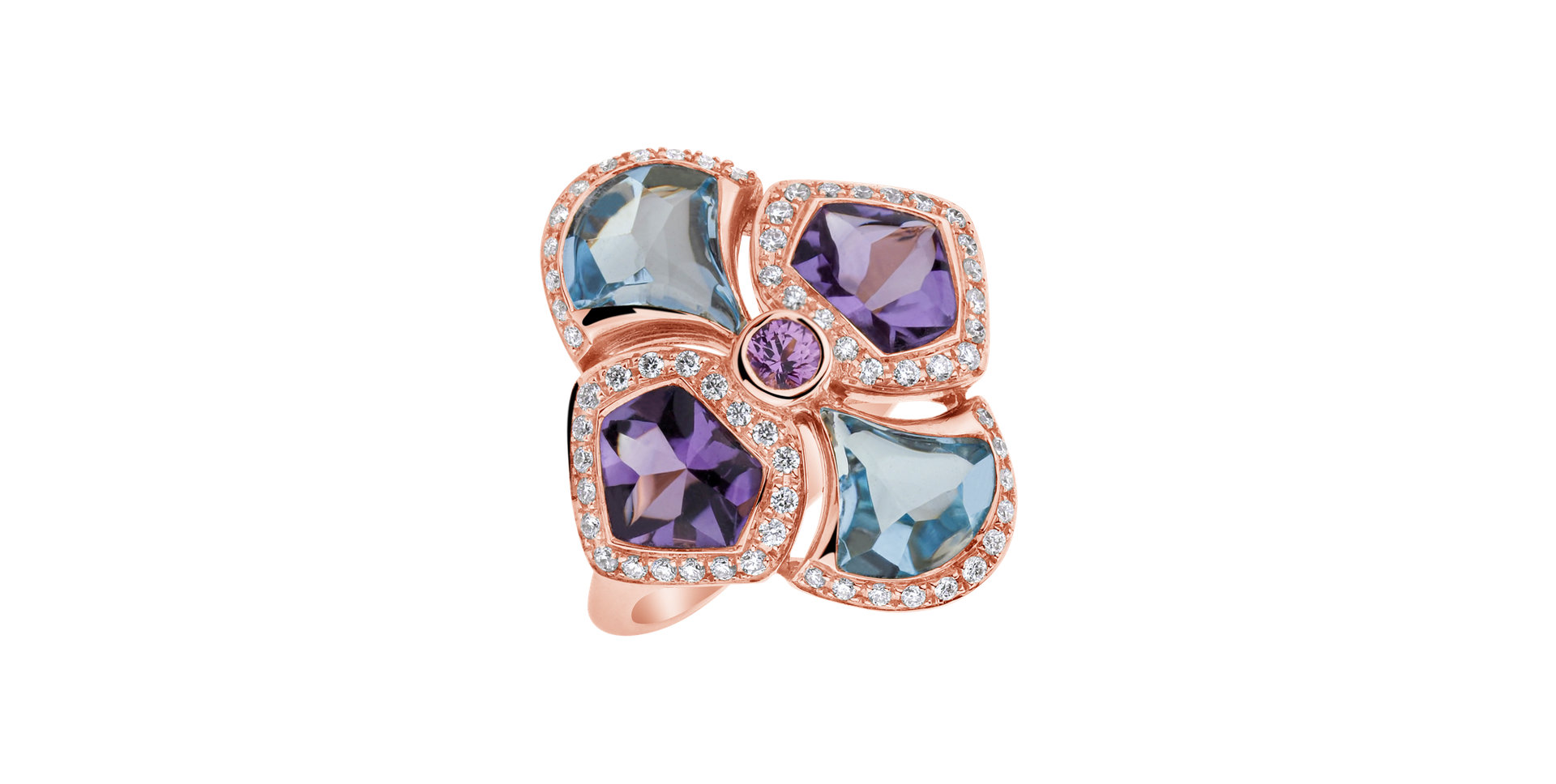 Diamond ring and gemstones Enchanting Galaxy