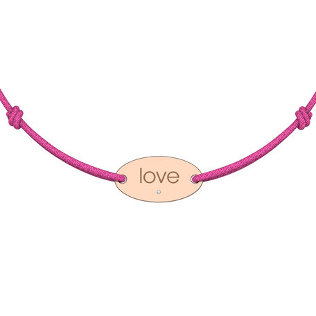 Diamond bracelet Love