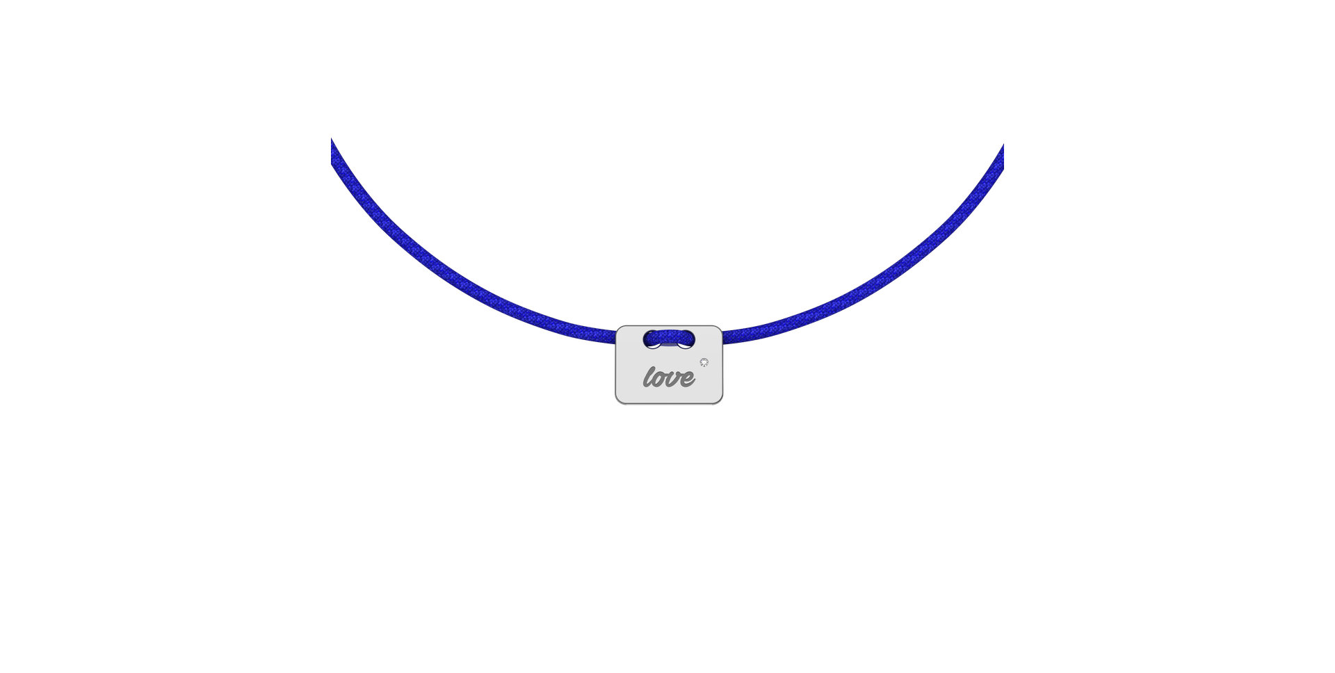 Diamond bracelet Military Stamp Love