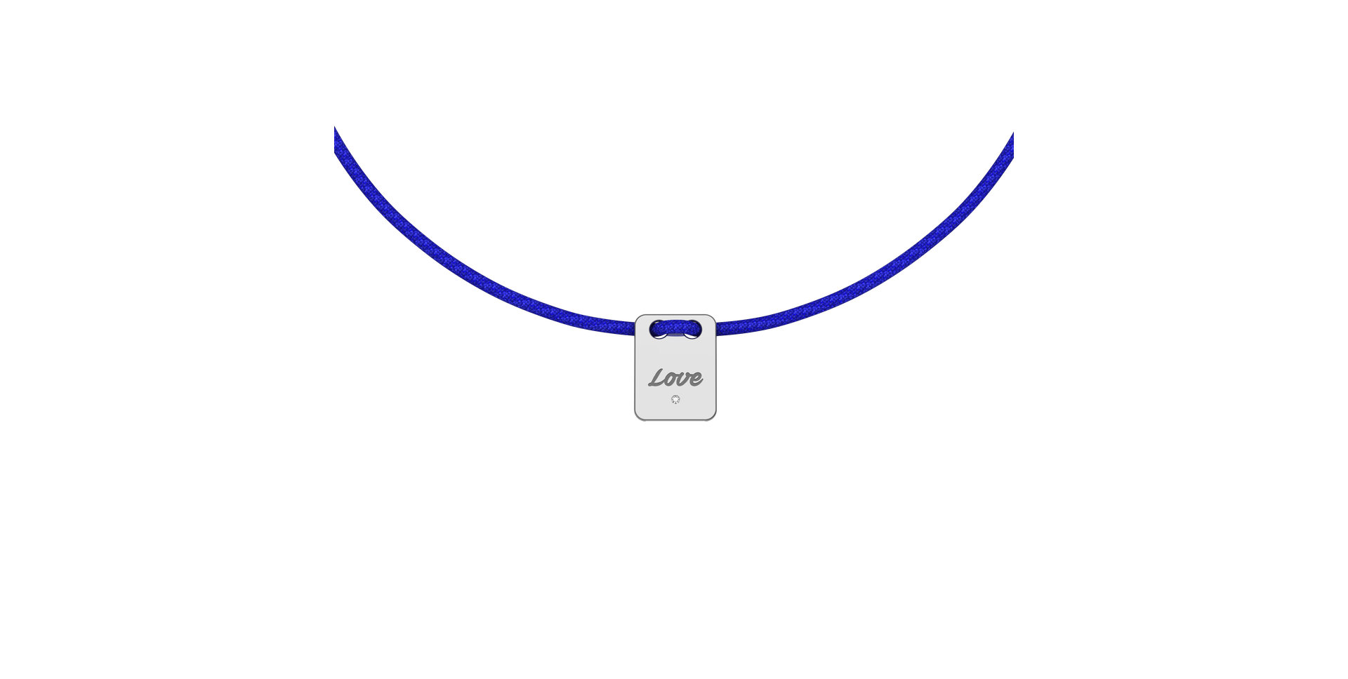 Diamond bracelet Mini Stamp Love