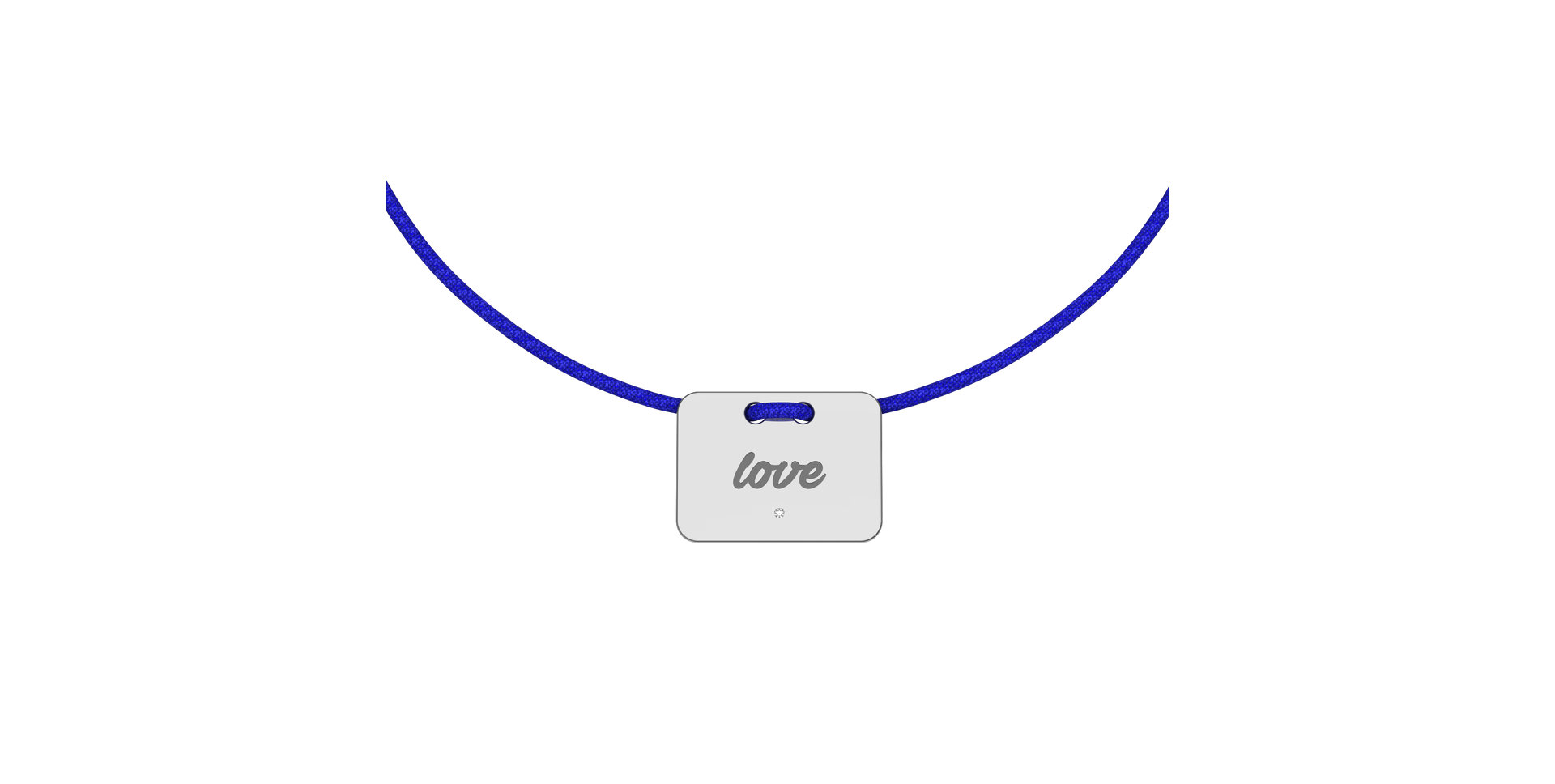 Diamond bracelet Military Stamp Love