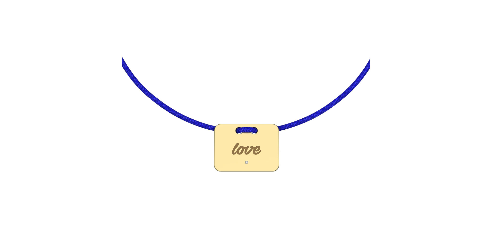 Diamond bracelet Military Stamp Love