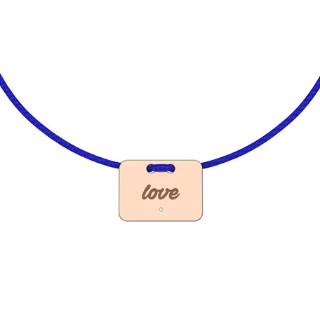 Diamond bracelet Military Stamp Love
