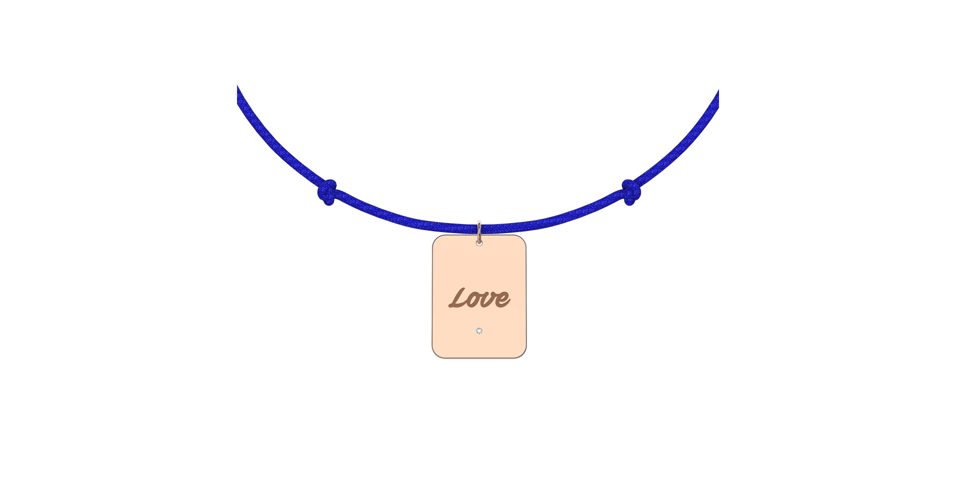 Diamond bracelet Stamp Love