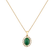 Diamond pendant with Emerald Glamour Princess2