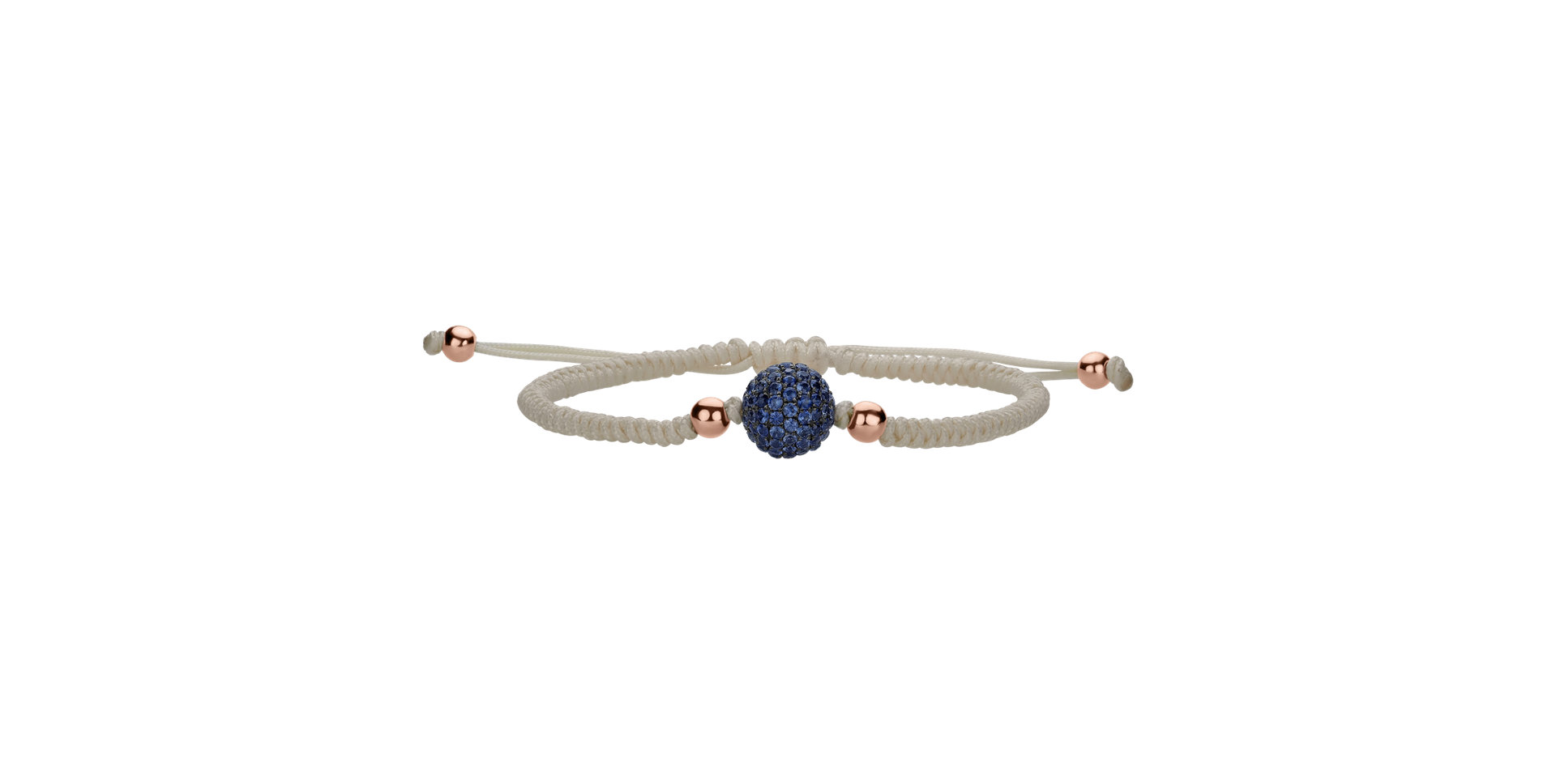 Bracelet with Sapphire Shamballa