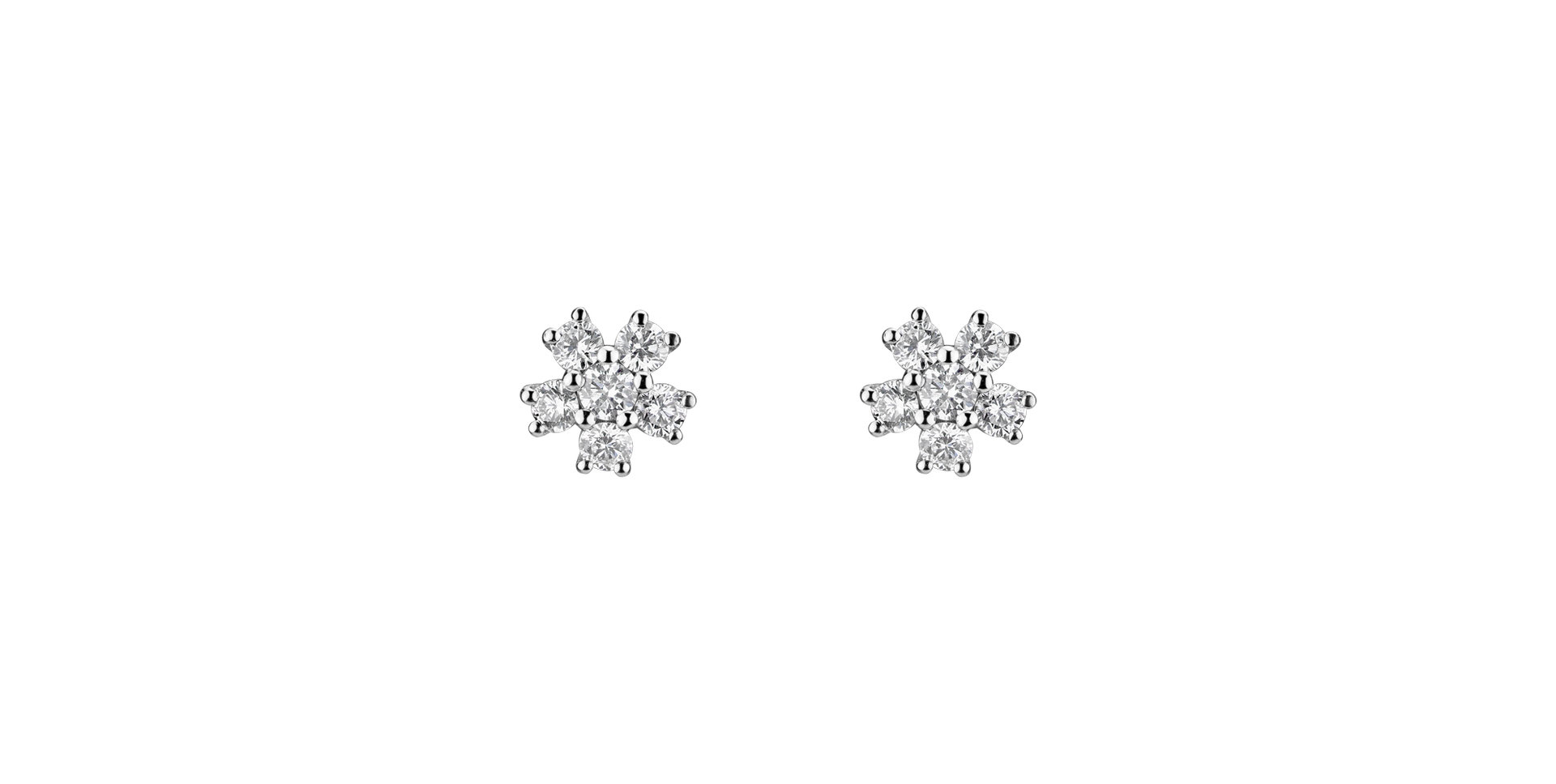 Diamond earrings Sparkless