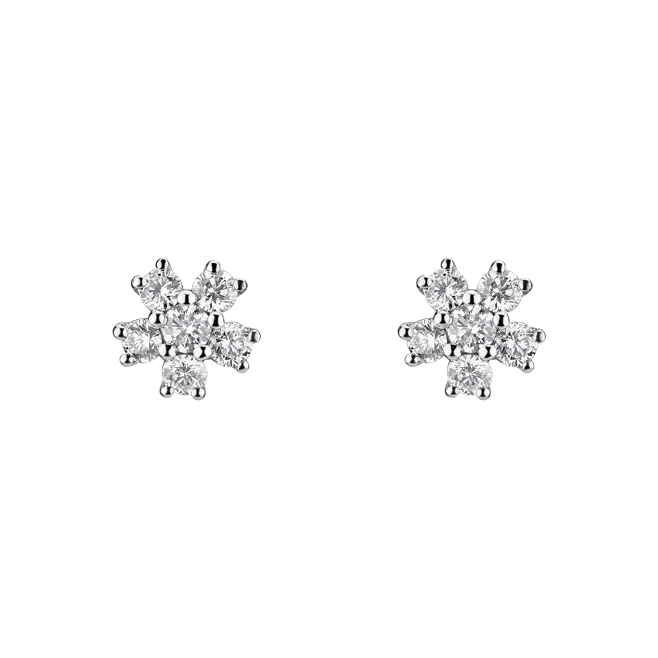 Diamond earrings Sparkless