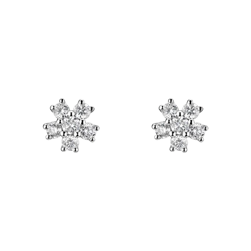 Diamond earrings Sparkless