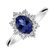 Diamond ring with Tanzanite Princess2