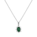 Diamond pendant with Emerald Royal Aurora2