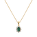 Diamond pendant with Emerald Princess2