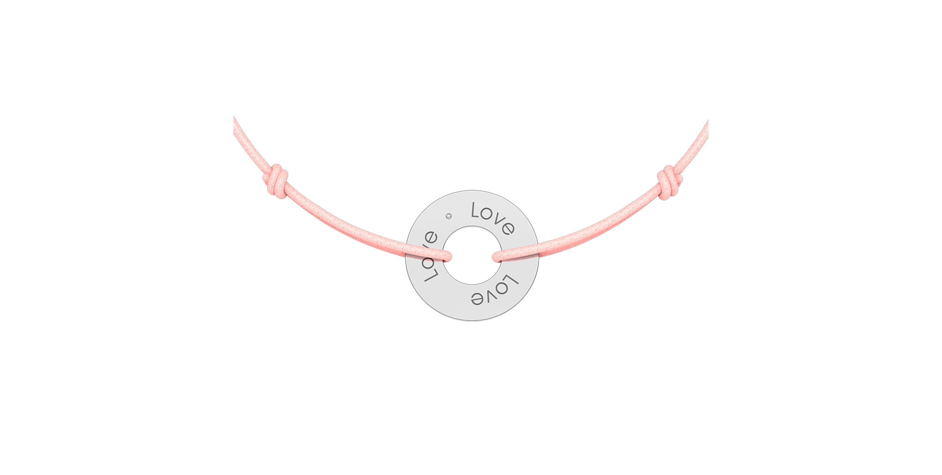 Diamond bracelet Love Circle