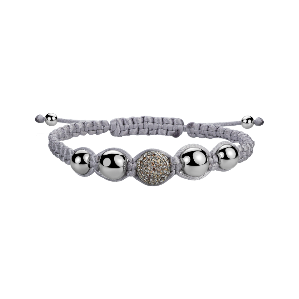 Bracelet with brown diamonds Leonardo