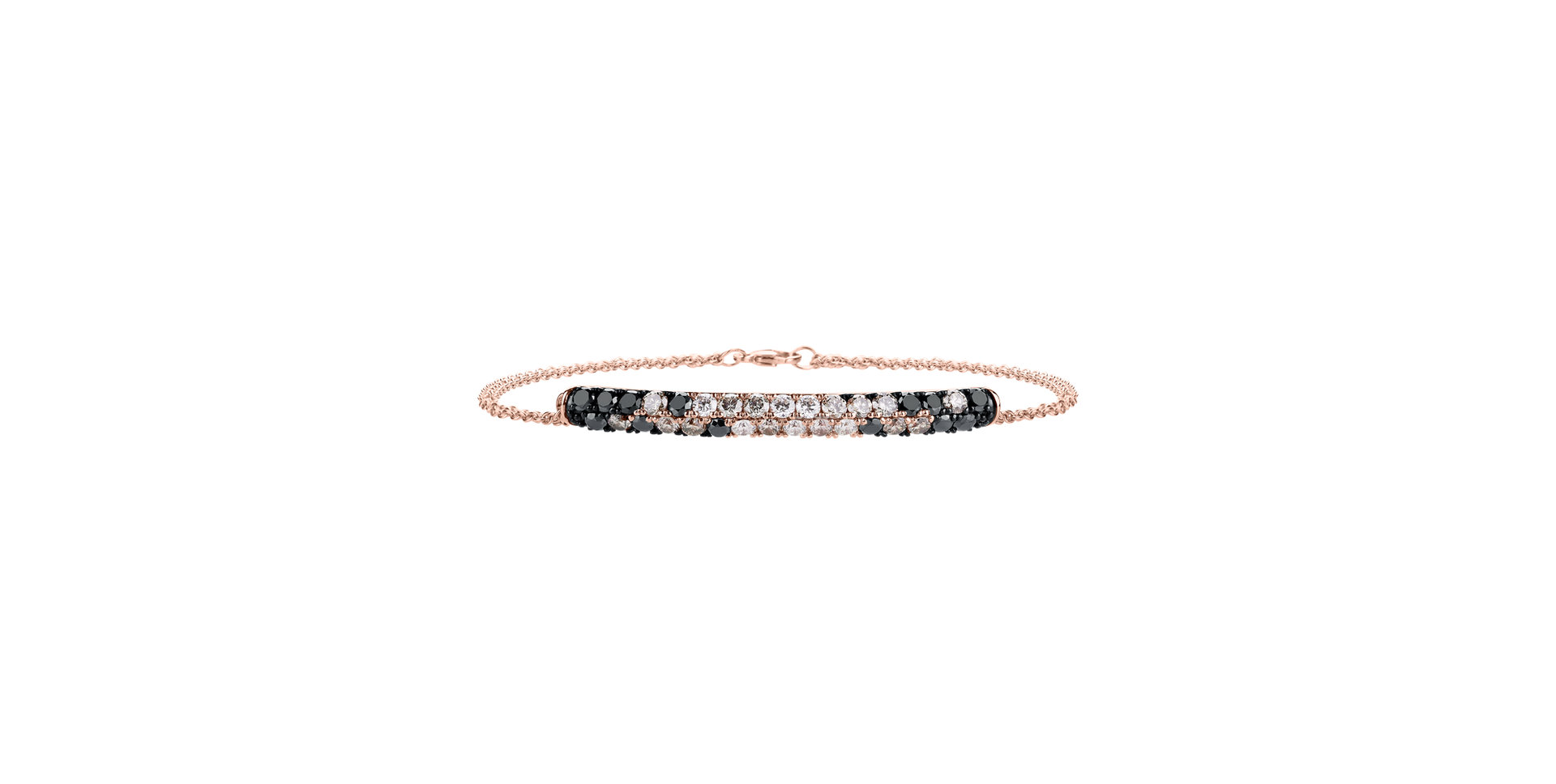 Bracelet with coloured diamonds Inferno Spark