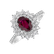 Diamond ring with Ruby Elite Glamour2