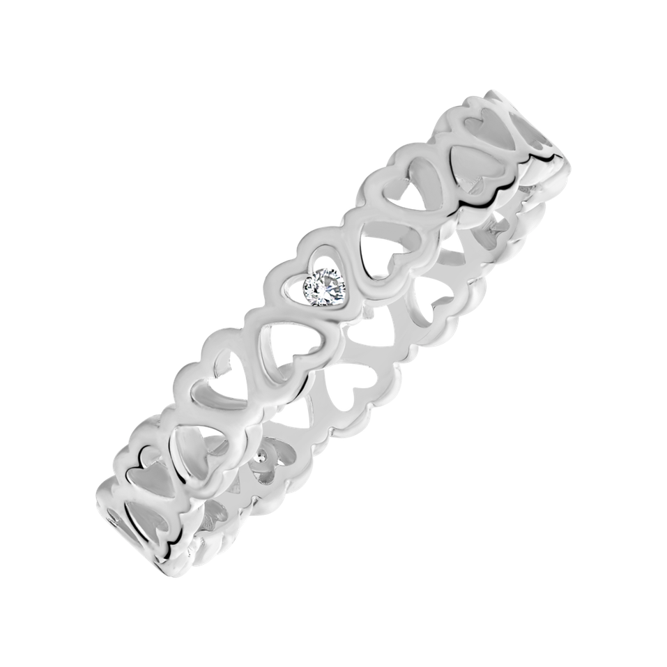 Diamond ring Love Contour