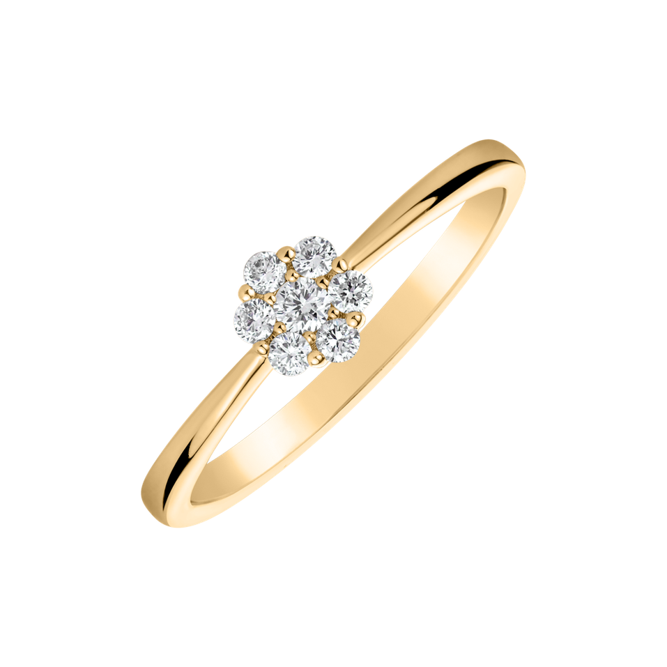 Diamond ring Shiny Flower