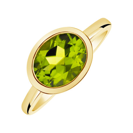 Ring with Peridot Bonbon