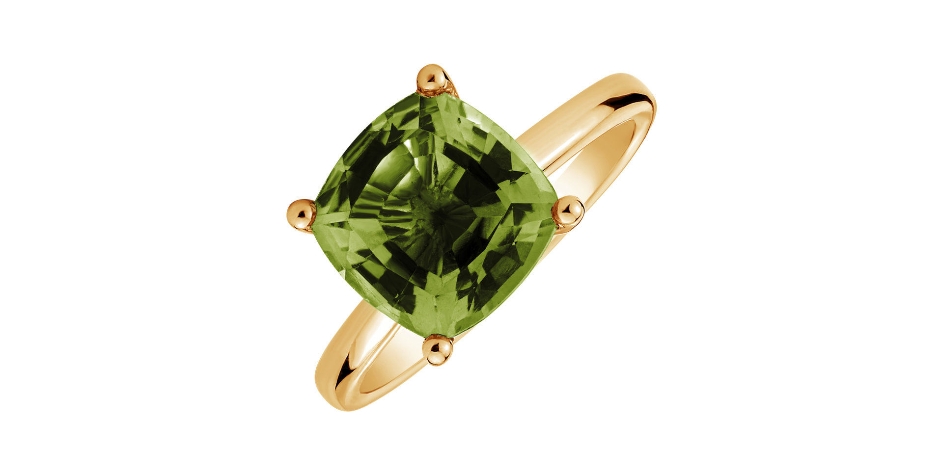 Ring with Peridot Bonbon