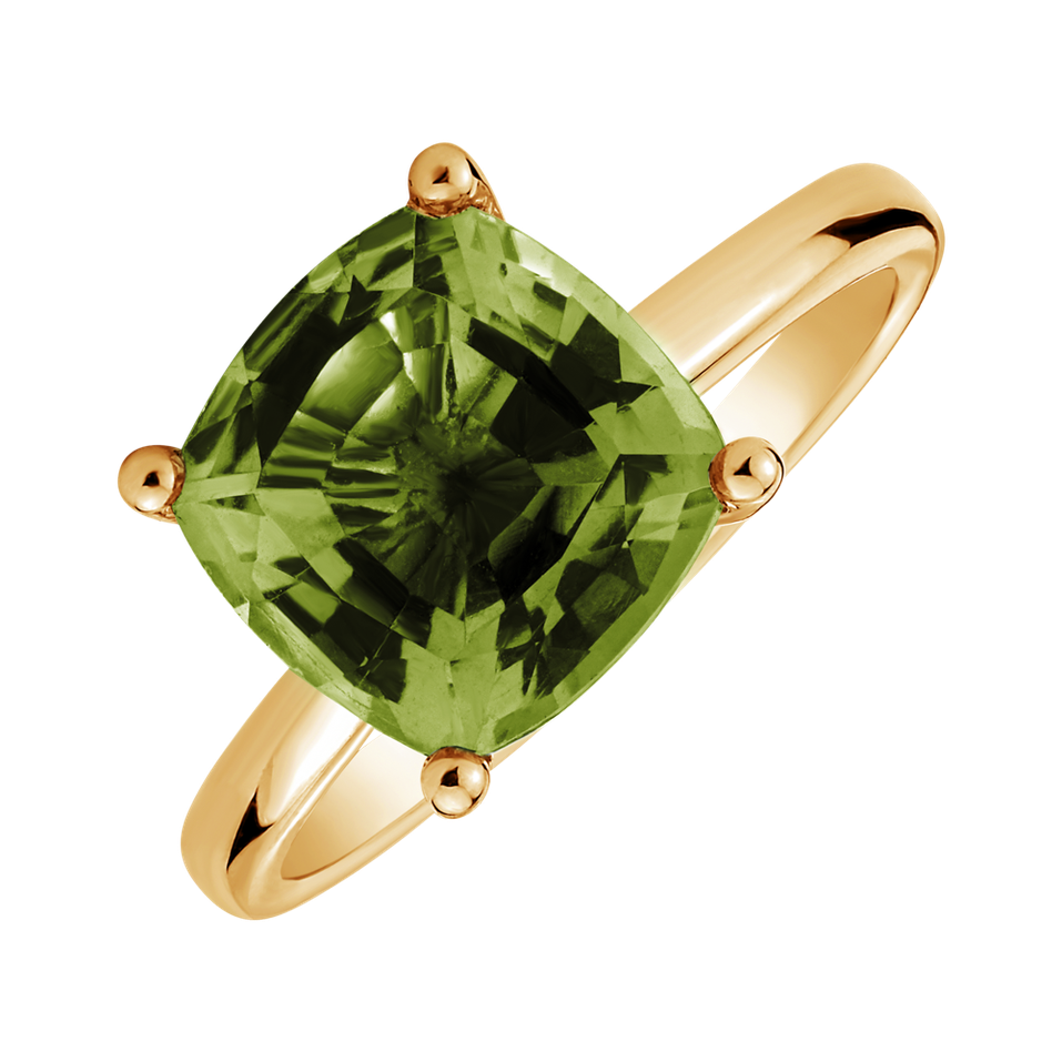 Ring with Peridot Bonbon