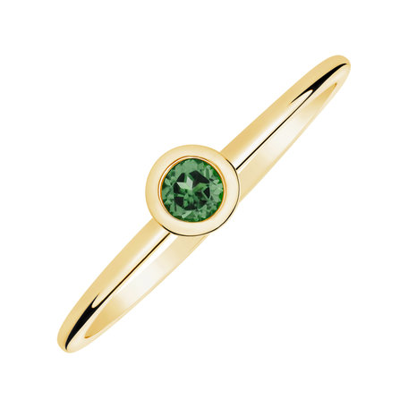 Ring with Emerald Bonbon