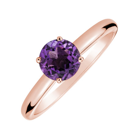 Ring with Amethyst Brazil Bonbon