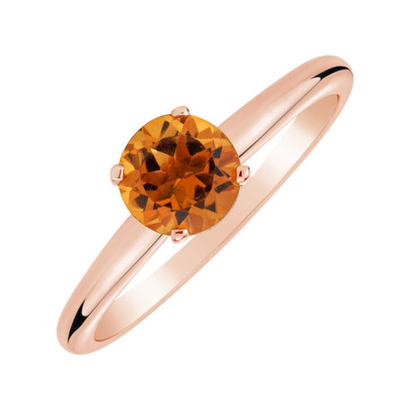 Ring with Citrine Madeira Bonbon