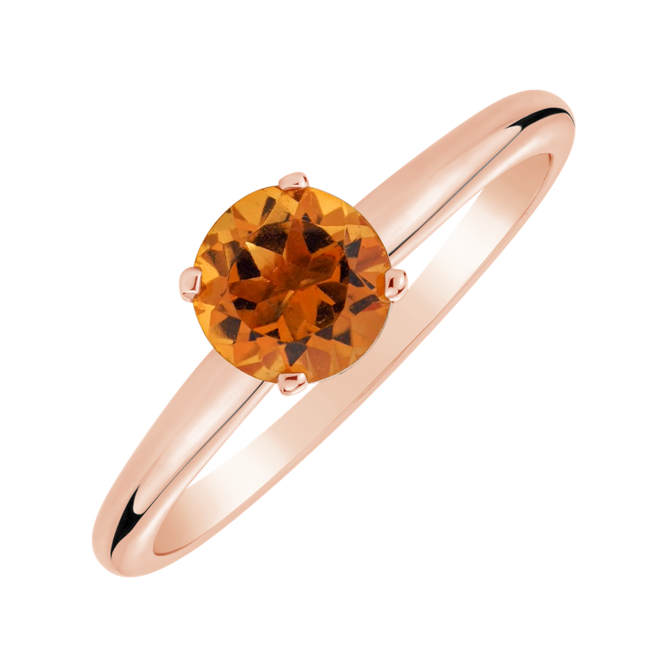 Ring with Citrine Madeira Bonbon