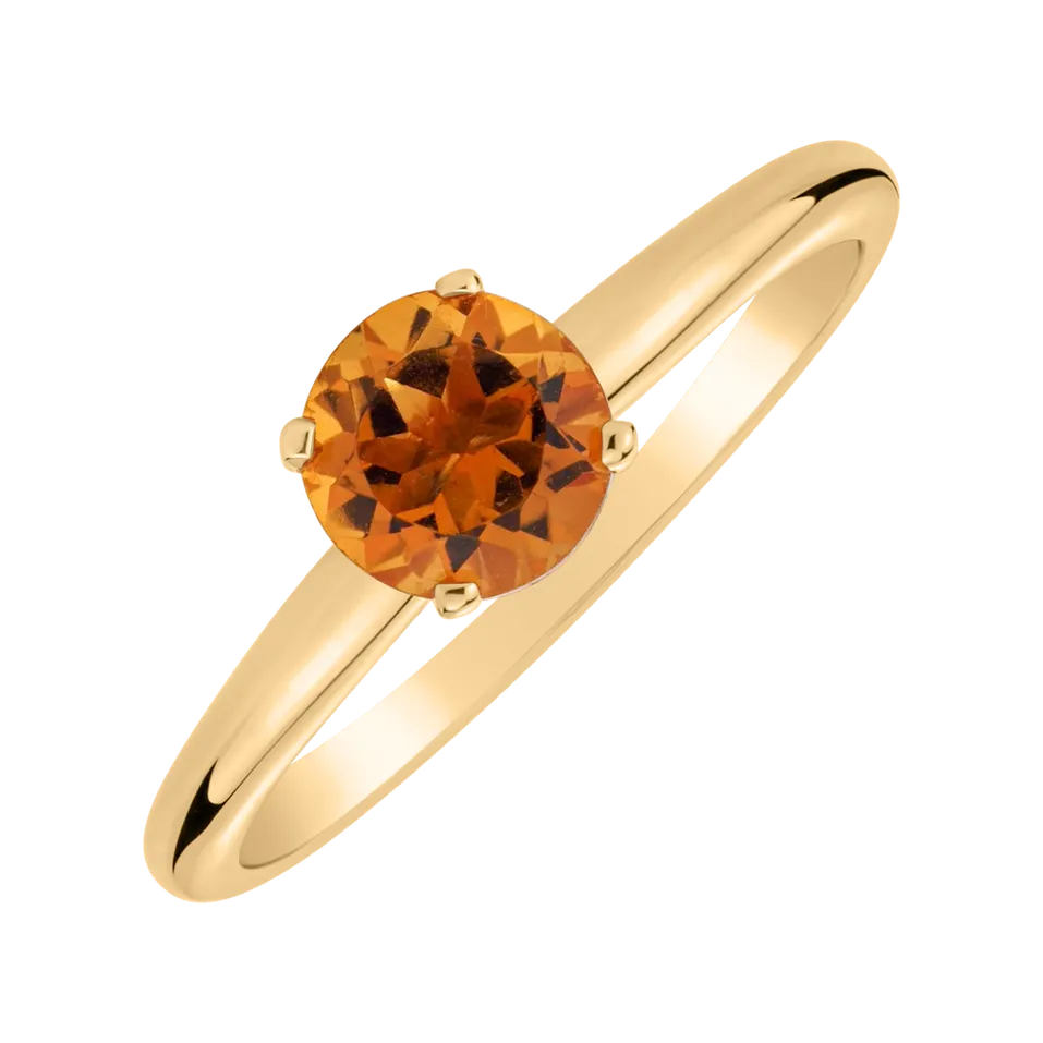 Ring with Citrine Madeira Bonbon