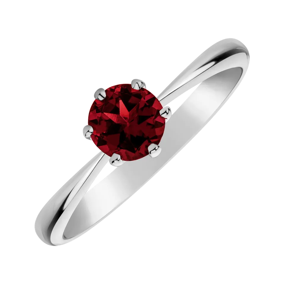 Ring with Ruby Bonbon