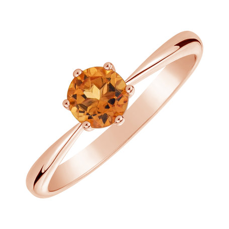 Ring with Citrine Madeira Bonbon