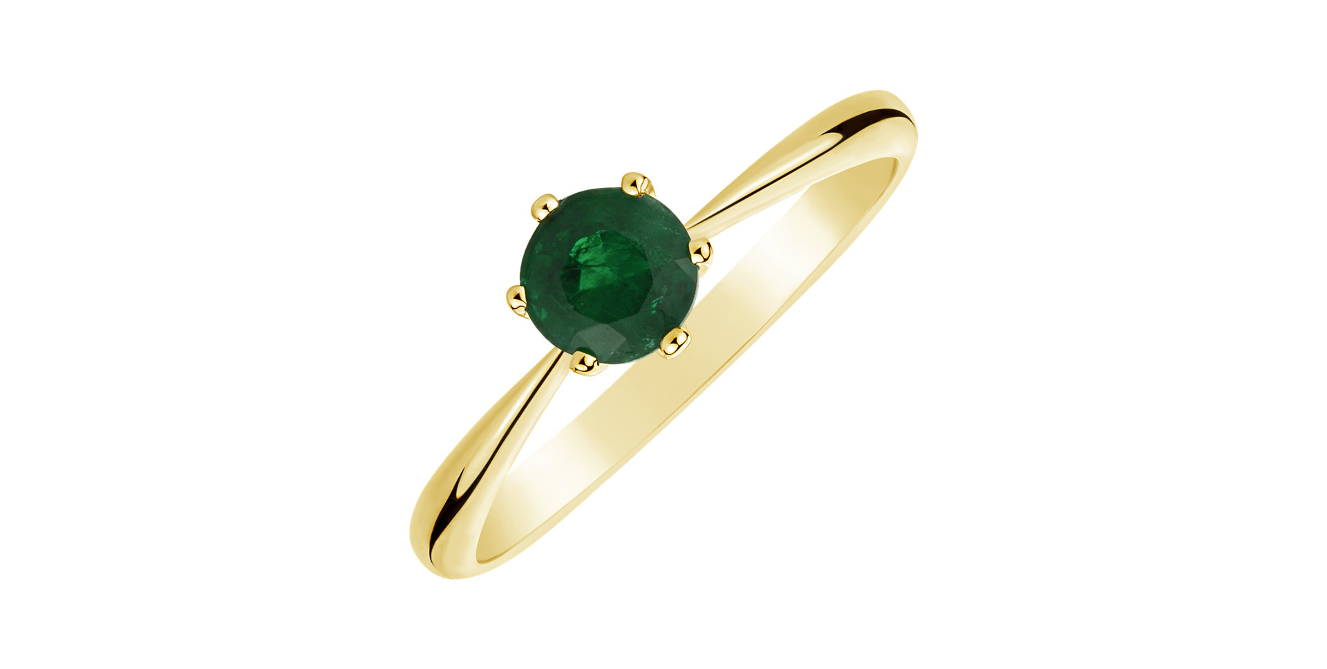Ring with Emerald Bonbon