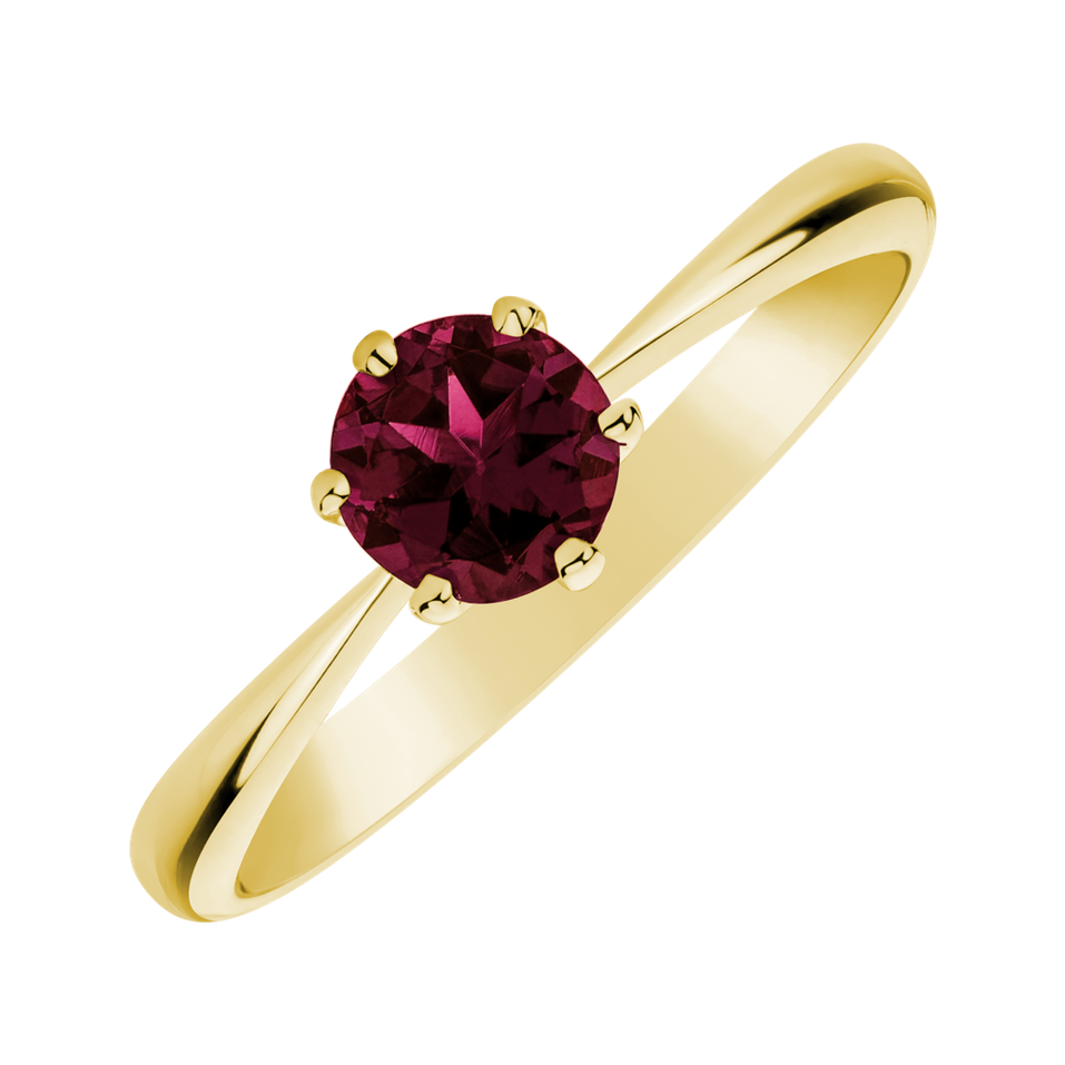 Ring with Rhodolite Bonbon