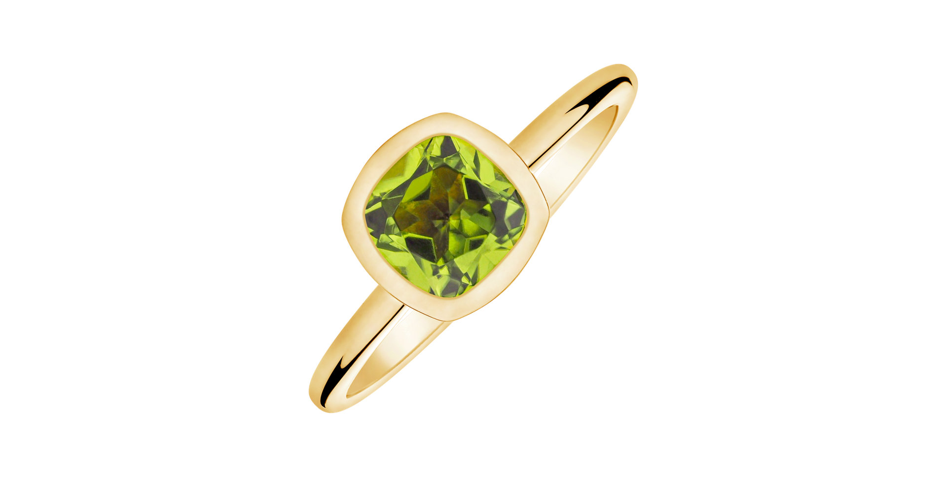 Ring with Peridot Space Bonbon