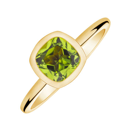 Ring with Peridot Space Bonbon