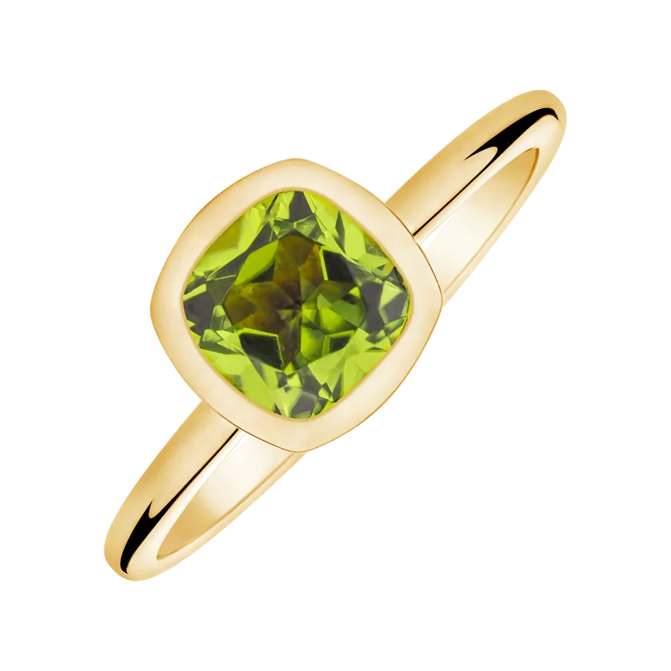 Ring with Peridot Space Bonbon