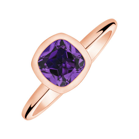 Ring with Amethyst Brazil Bonbon