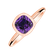 Ring with Amethyst Brazil Bonbon2