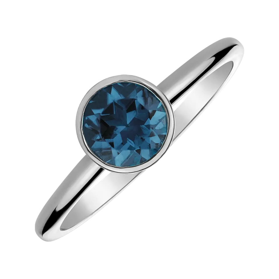 Ring with Topaz London Bonbon