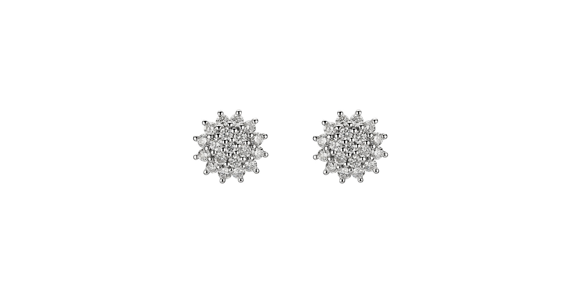 Diamond earrings Delicate Star