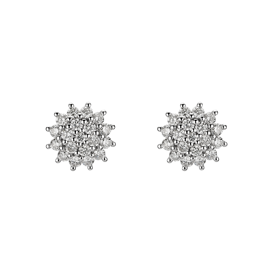 Diamond earrings Delicate Star