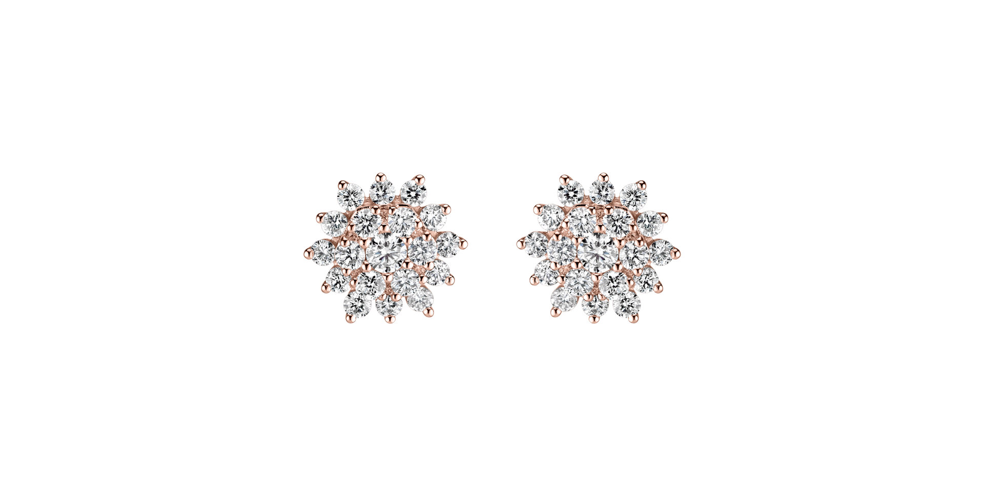 Diamond earrings Evening Sky