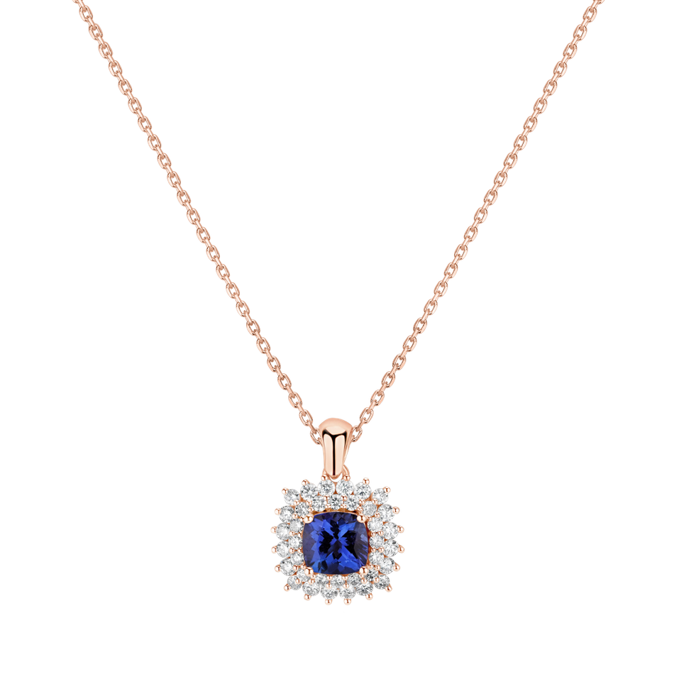 Diamond pendant with Tanzanite Gem Majesty
