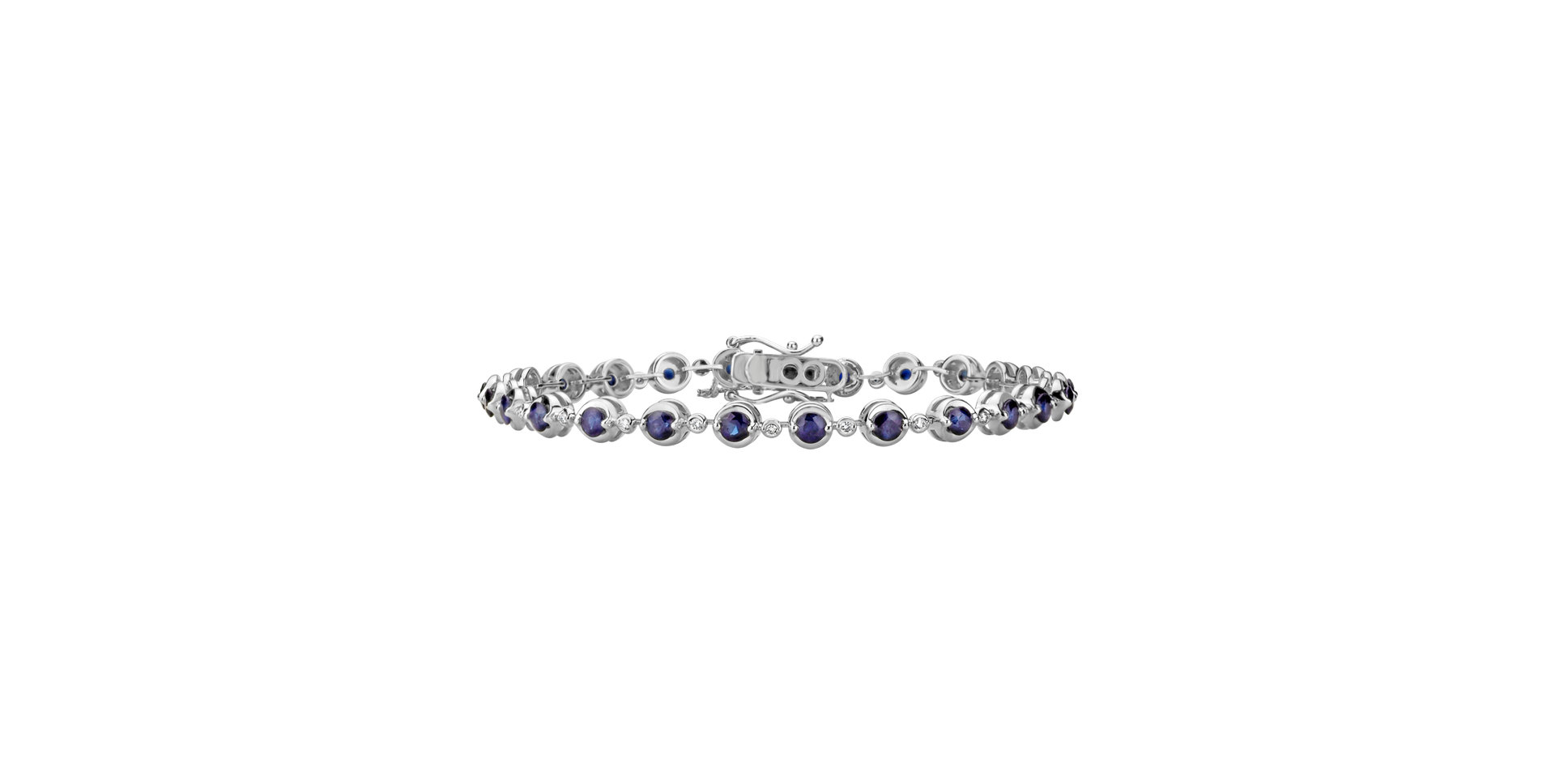 Diamond bracelet with Sapphire Sapphire Poetry