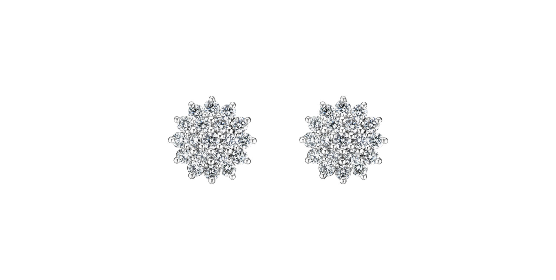 Diamond earrings Delicate Star