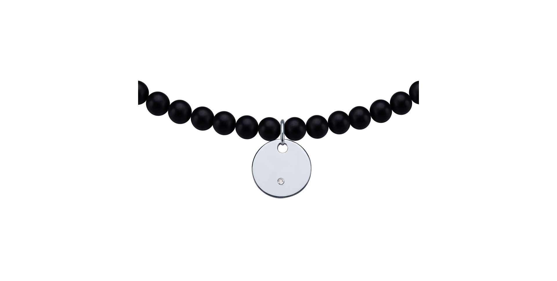 Diamond bracelet with Agate Dark Touch