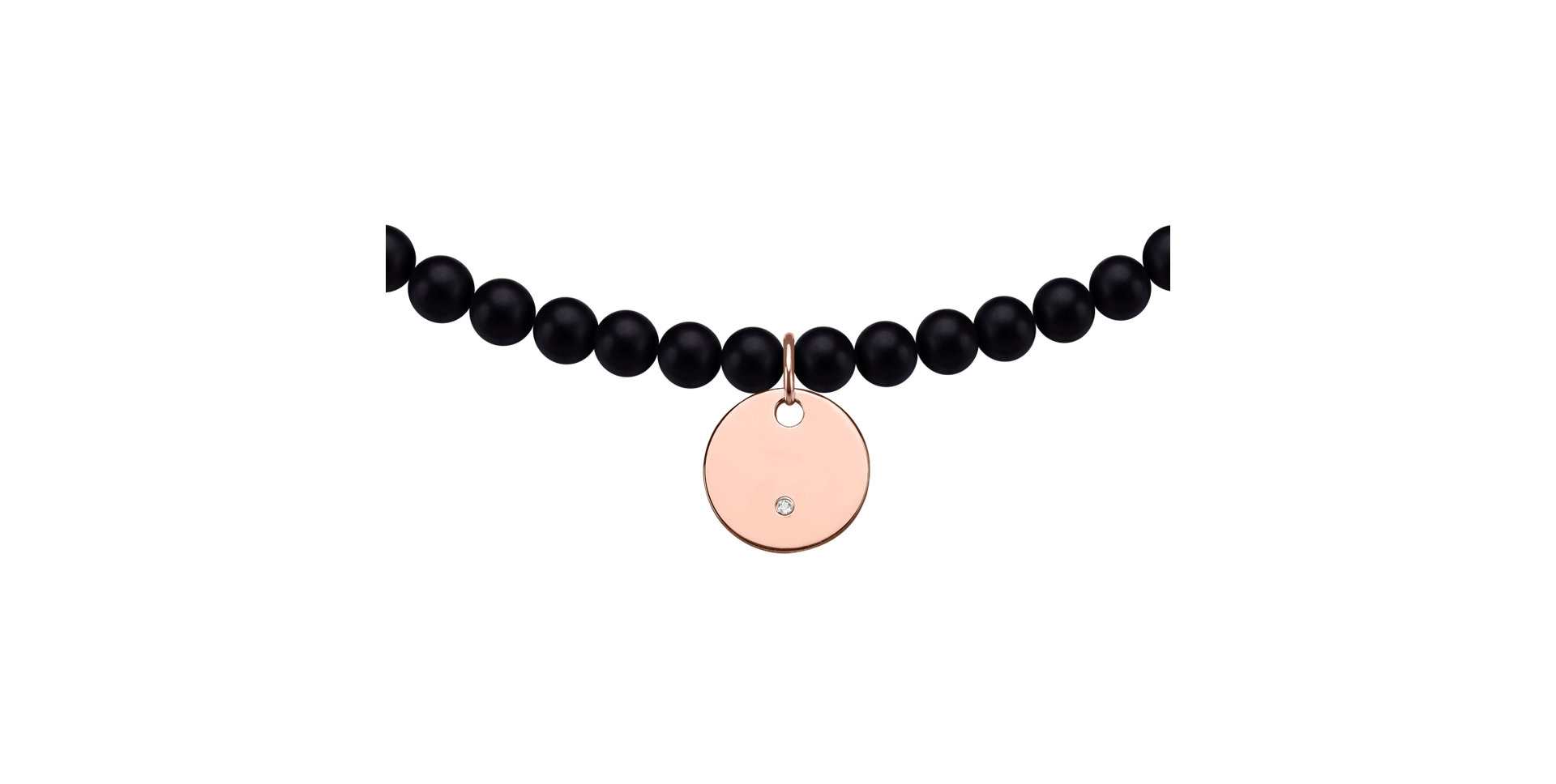 Diamond bracelet with Agate Dark Touch